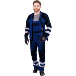 Pracovné nohavice na traky DELUX REFLEX ROYAL