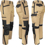 Letné strečové pracovné nohavice DESERT