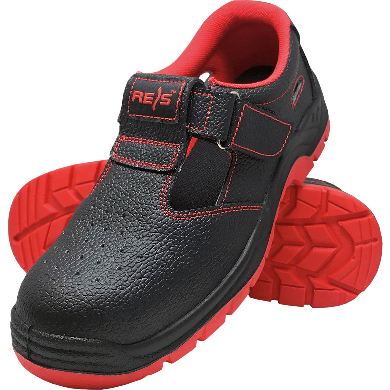 Kožené pracovné sandále ALFASAN COOL RED SB Kožené pracovné sandále ALFASAN COOL RED SB