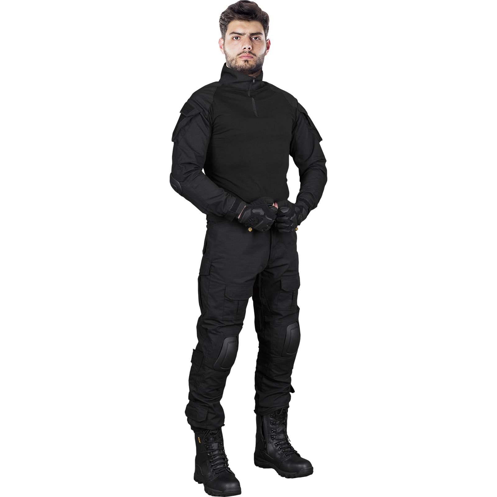 Taktický komplet nohavice s blúzou Tactical Guard PROTECT BLACK Taktický komplet nohavice s blúzou Tactical Guard PROTECT BLACK